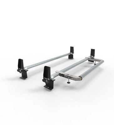 B&Q -  Citroen Berlingo Roof Rack 2 Bar System With Roller And Loadstops 2008-2018 Vans  At64Ls+A30
