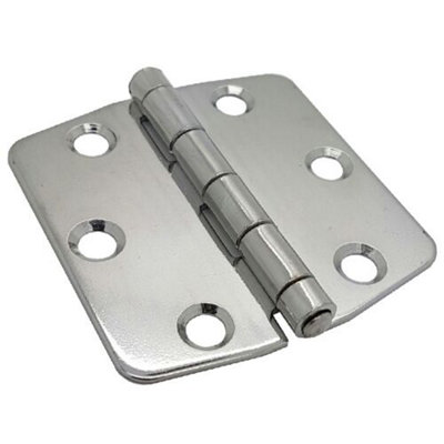 81mm X 74mm Stainless Steel Butterfly Hinge With Screws A4 Marine Grade from B&Q