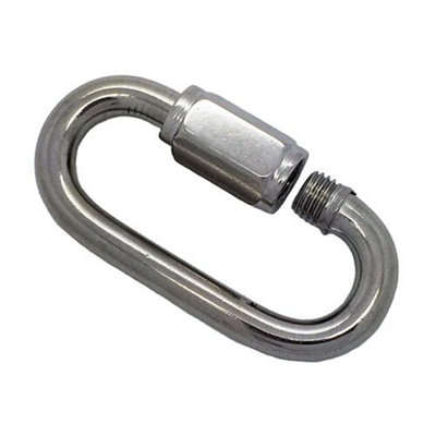 8mm Stainless Steel Quick Link Chain Repair Connecting Link A4 Marine Grade from B&Q
