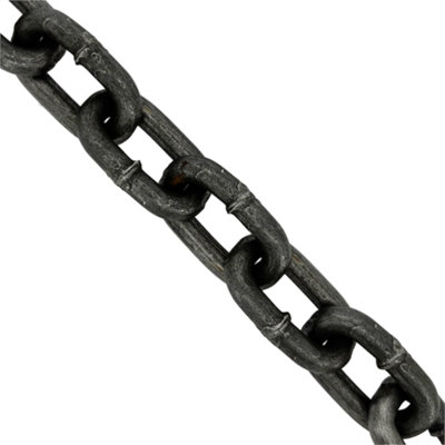 20 Metres 4mm X 26mm Self Colour Non Plated Mild Steel Commercial Chain from B&Q