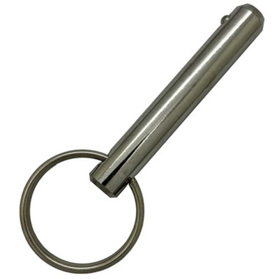 (Pack Of 4) 5mm X 28mm Stainless Steel Fast Release Clevis Pin / Retaining Linch Pin from B&Q