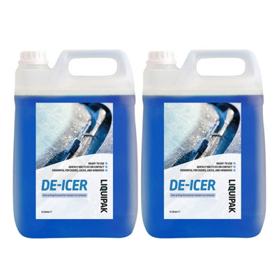 Liquipak De-Icer  Fast-Acting Windscreen Ice Remover  10L from B&Q
