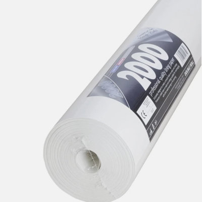 Sophie Laurence 2000 Grade Lining PaperDouble Roll 20M X 53Cm Anaglypta Plain Wallpaper Thick from B&Q