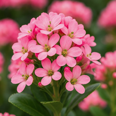 Escallonia Pink Elle Pink Flowering Evergreen Shrub from B&Q