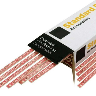 Underfoot Carpet Gripper Rods Pack Of 1001.52M / 5Ft Strips Dual PurposeHeavy-Duty Carpet Grippers Installation (500 Ft Coverage)
