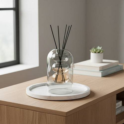 Madison & Mayfair 300Ml Luxury Reed Diffuser In Smoked Glass Holder from B&Q