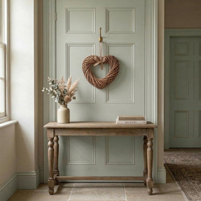 Madison & Mayfair Brown Wicker Heart Hanging Decoration from B&Q