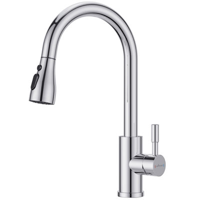 Appaso Kitchen Mixer Tap With Pull Out Spray & 3 Modes Chrome