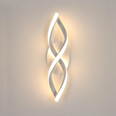 B&Q -  Wall Light ,modern Led Wall Light,16W 1800Lm Warm White 3000K For BedroomCorridor Or Staircase