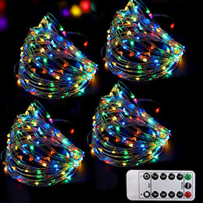 Bright Zeal Multicolour 66Ft 200 Led Halloween/christmas String Lights (4 Pack) With Remote & Timer from B&Q