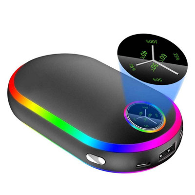 Usb Rechargeable Hand Warmer & Power Bank 10000Mah Electric Pocket Heater from B&Q