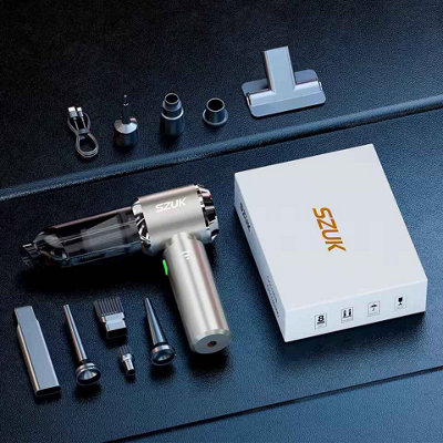 B&Q Car Vacuum Cleaner Strong Suction Cleaning Mini Machine Wireless Portable Handhled