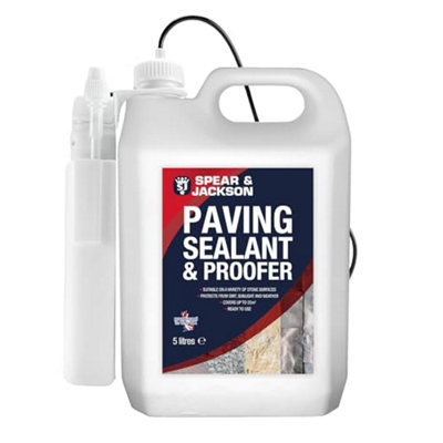 Spear And Jackson Paving Sealant Proofer5 Litre Water SealWith Battery SprayerColourless from B&Q