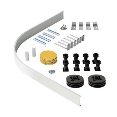 Plum&clay Shower Tray Riser Leg Set & Plinth Kit For Offset Quadrant TraysKit E from B&Q