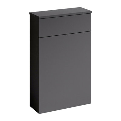 Plum&clay Romeo Matt Grey Back To Wall Toilet Wc Unit (W)500mm from B&Q