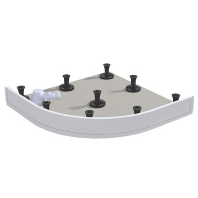 Plum&clay Magnesa Quadrant Shower Tray Riser Leg Set & Plinth Kit from B&Q