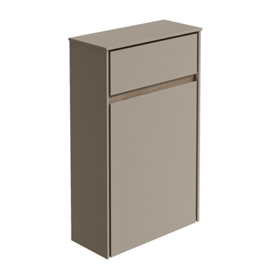 Plum&clay Norton Light Grey & Oak Back To Wall Toilet Wc Unit from B&Q