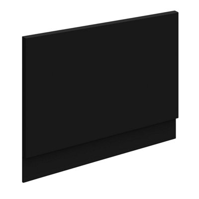 Plum&clay Norton Matt Black End Bath Panel (W)800mm from B&Q