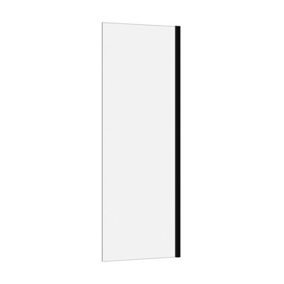 Plum&clay Clara Black Shower Enclosure Side Panel (W)700mm from B&Q