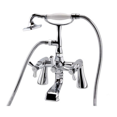 Plum&clay Marena Chrome Bath Shower Mixer Tap from B&Q