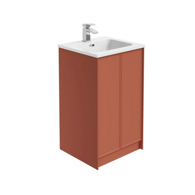 Plum&clay Jenner Clay Freestanding Vanity Unit & Basin Set (W)500mm (H)855mm from B&Q
