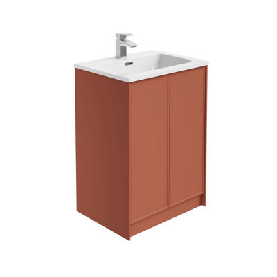 Plum&clay Jenner Clay Freestanding Vanity Unit & Basin Set (W)600mm (H)855mm from B&Q