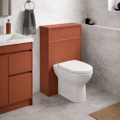 Plum&clay Jenner Clay Back To Wall Toilet Wc Unit from B&Q