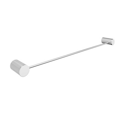 B&Q -  Marlo Bathroom Single Towel Rail Brushed Chrome (W) 600mm