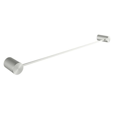 B&Q -  Marlo Bathroom Single Towel Rail Brushed Nickel (W) 600mm
