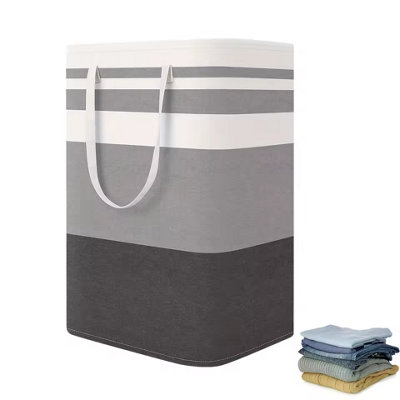 75L Foldable Laundry Basket With Handles