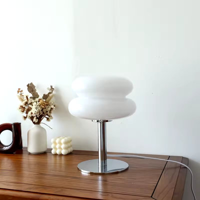 Macaron Glass Lamp Tricolor Bedside Light from B&Q