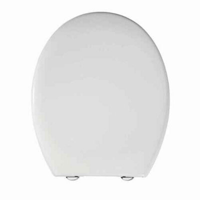 Luxury Oval Toilet Seat Heavy DutySoft Release HingesWhite Wc from B&Q