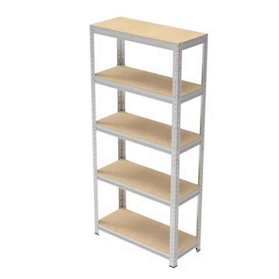 Heavy Duty 5 Tier Boltless Shelving Unit 875Kg Capacity Steel Storage Rack from B&Q