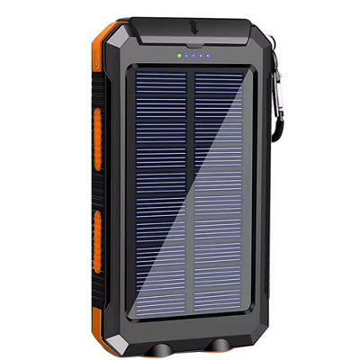 Portable Solar Power Bank 10000Mah With Flashlight For Phones from B&Q