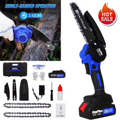 6  Inch Brushless Mini Chainsaw With  Battery Cordless from B&Q