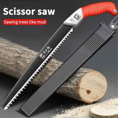 Folding Hand Saw Portable Woodworking Garden Tool For Outdoor Use from B&Q