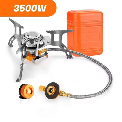 Portable Camping Gas Stove 3500W Folding Backpacking Burner For Hiking And Picnic from B&Q
