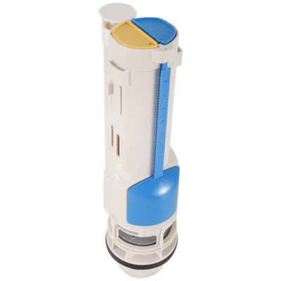 Dual Flush Toilet Drain Valve Water Saving Split Tank Button 29Cm from B&Q