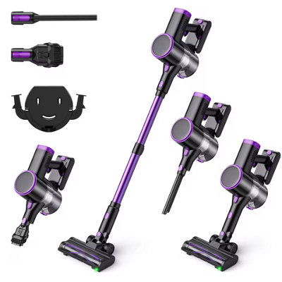 P4 Cordless Vacuum Cleaner 30Kpa 40Min Runtime Led Pet Vacuum from B&Q