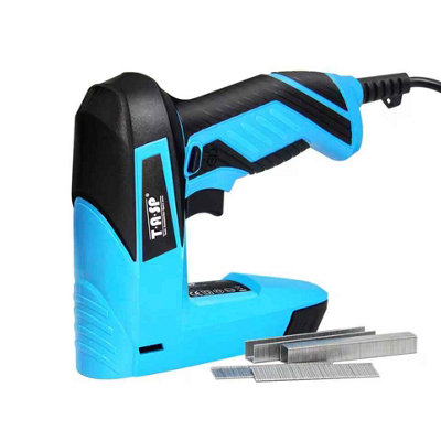 2 In 1 Electric Staple Gun Construction Stapler Nail Tacker For Diyer Home Owners Upholstery Renovation Power Tools from B&Q