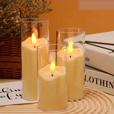  - 6Pcs Led Flameless Tealight Candles Battery Operated Flickering Lights For Wedding Christmas