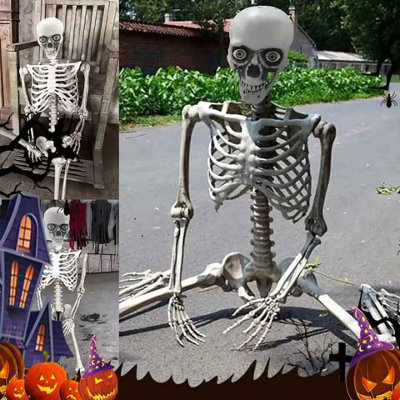 90Cm Halloween Skeleton Prop For Haunted House And Horror from B&Q