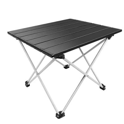 Ultralight Folding Camping Table Portable Aluminum Picnic Table from B&Q