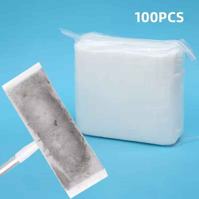 100Pcs Disposable Dust Mop Cloths  Electrostatic Cleaning Pads For Home & Kitchen from B&Q