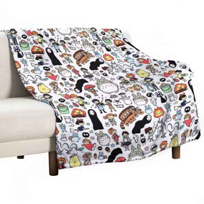 Retro Throw Blanket Decorative Plaid For Sofa Or Bed 100X150Cm