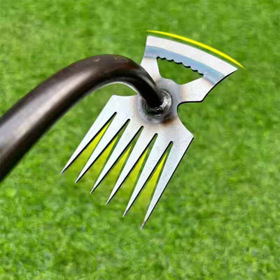  - 2 In 1 Weeding Tool Manual Root Puller And Shovel With 11 Teeth