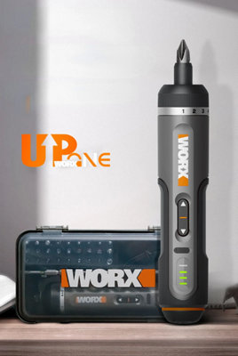 Wx240 4V Cordless Electric Screwdriver Set Usb Rechargeable from B&Q