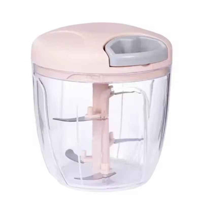  - Manual Garlic Press And Food Chopper  900Ml Kitchen Grinder