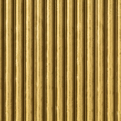 Accent Floors and Walls Modern Textured Wpc Wall Panels 600mm X 2500mm In Fluted Gold Luxe Flute from B&Q