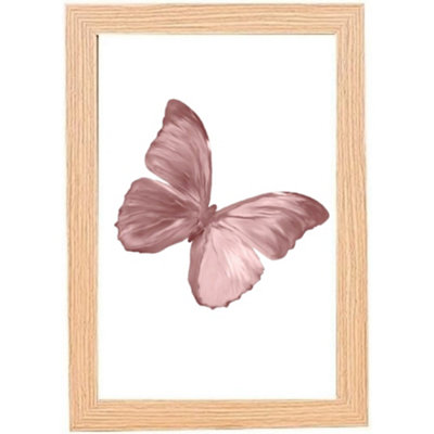A4 Oak Photo Frame 21 X 29.7 CmWall Mount Picture Frame from B&Q